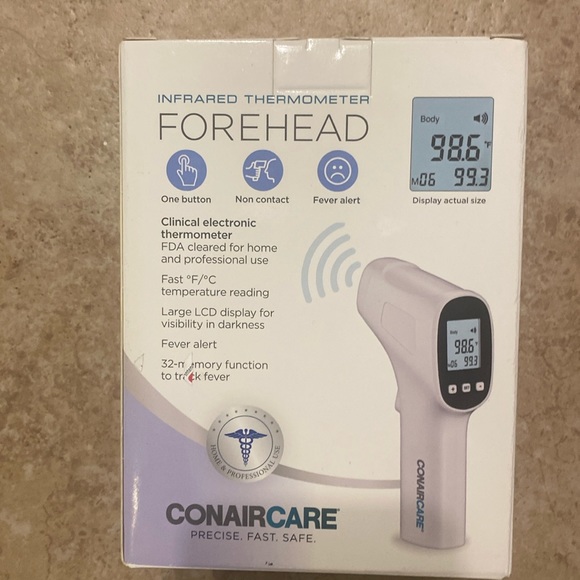 NIB CONAIRCARE INFRARED THERMOMETER- FOREHEAD - Picture 13 of 15
